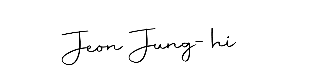 Similarly Autography-DOLnW is the best handwritten signature design. Signature creator online .You can use it as an online autograph creator for name Jeon Jung-hi. Jeon Jung-hi signature style 10 images and pictures png