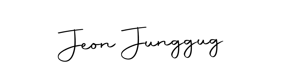 How to make Jeon Junggug name signature. Use Autography-DOLnW style for creating short signs online. This is the latest handwritten sign. Jeon Junggug signature style 10 images and pictures png