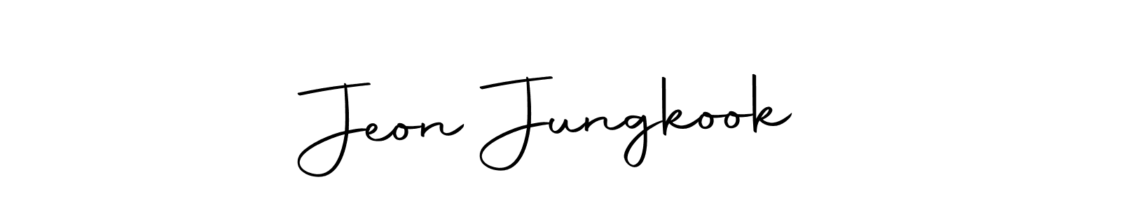 Jeon Jungkook♥ stylish signature style. Best Handwritten Sign (Autography-DOLnW) for my name. Handwritten Signature Collection Ideas for my name Jeon Jungkook♥. Jeon Jungkook♥ signature style 10 images and pictures png