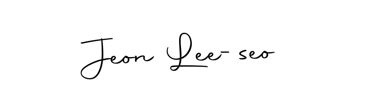 The best way (Autography-DOLnW) to make a short signature is to pick only two or three words in your name. The name Jeon Lee-seo include a total of six letters. For converting this name. Jeon Lee-seo signature style 10 images and pictures png