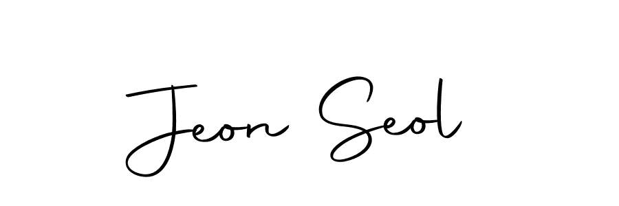 Use a signature maker to create a handwritten signature online. With this signature software, you can design (Autography-DOLnW) your own signature for name Jeon Seol. Jeon Seol signature style 10 images and pictures png