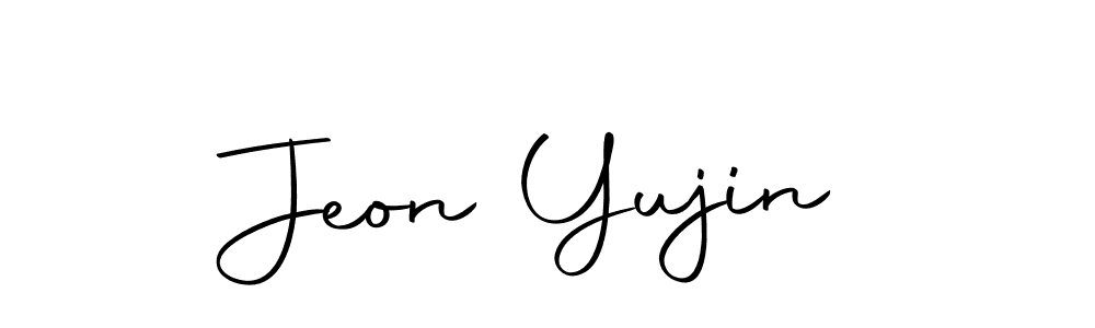 Make a beautiful signature design for name Jeon Yujin. With this signature (Autography-DOLnW) style, you can create a handwritten signature for free. Jeon Yujin signature style 10 images and pictures png