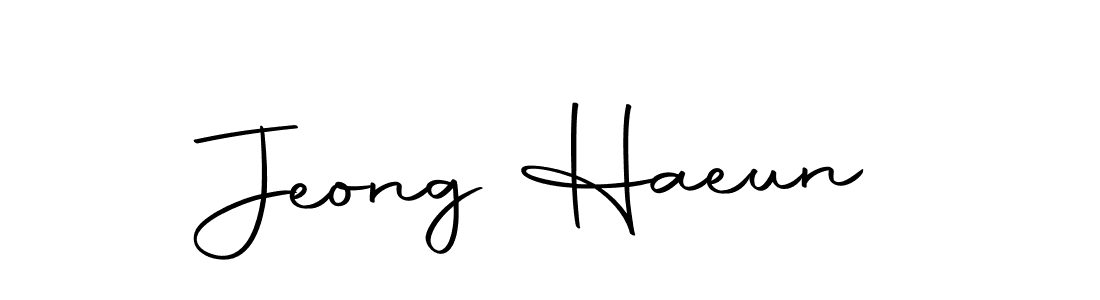 Jeong Haeun stylish signature style. Best Handwritten Sign (Autography-DOLnW) for my name. Handwritten Signature Collection Ideas for my name Jeong Haeun. Jeong Haeun signature style 10 images and pictures png