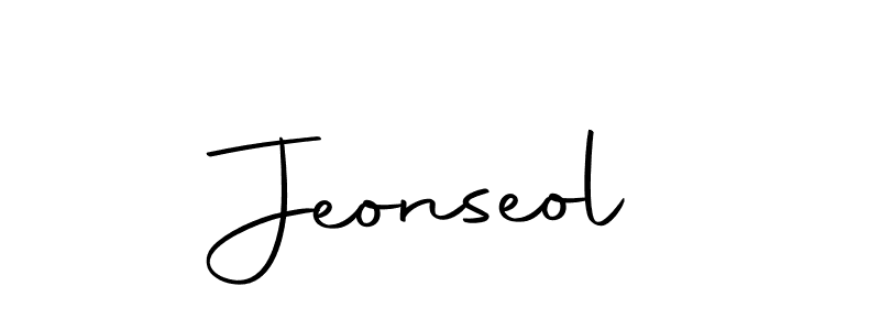 Create a beautiful signature design for name Jeonseol. With this signature (Autography-DOLnW) fonts, you can make a handwritten signature for free. Jeonseol signature style 10 images and pictures png