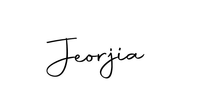 Create a beautiful signature design for name Jeorjia. With this signature (Autography-DOLnW) fonts, you can make a handwritten signature for free. Jeorjia signature style 10 images and pictures png