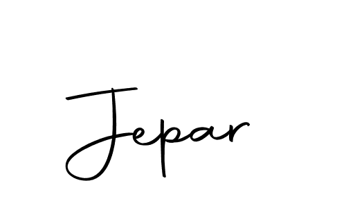The best way (Autography-DOLnW) to make a short signature is to pick only two or three words in your name. The name Jepar include a total of six letters. For converting this name. Jepar signature style 10 images and pictures png