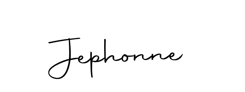 How to make Jephonne signature? Autography-DOLnW is a professional autograph style. Create handwritten signature for Jephonne name. Jephonne signature style 10 images and pictures png