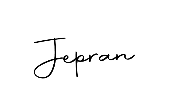 Use a signature maker to create a handwritten signature online. With this signature software, you can design (Autography-DOLnW) your own signature for name Jepran. Jepran signature style 10 images and pictures png