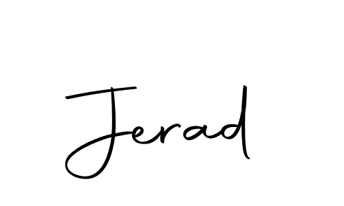 if you are searching for the best signature style for your name Jerad. so please give up your signature search. here we have designed multiple signature styles  using Autography-DOLnW. Jerad signature style 10 images and pictures png