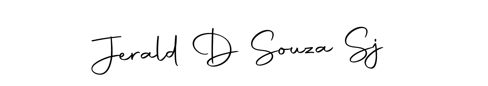 Make a short Jerald D Souza Sj signature style. Manage your documents anywhere anytime using Autography-DOLnW. Create and add eSignatures, submit forms, share and send files easily. Jerald D Souza Sj signature style 10 images and pictures png