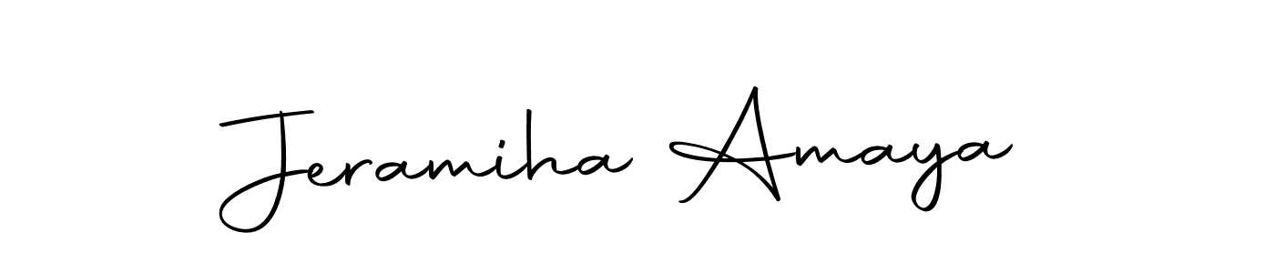Make a beautiful signature design for name Jeramiha Amaya. Use this online signature maker to create a handwritten signature for free. Jeramiha Amaya signature style 10 images and pictures png