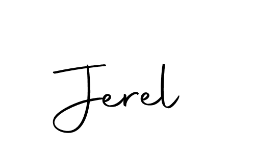 It looks lik you need a new signature style for name Jerel. Design unique handwritten (Autography-DOLnW) signature with our free signature maker in just a few clicks. Jerel signature style 10 images and pictures png