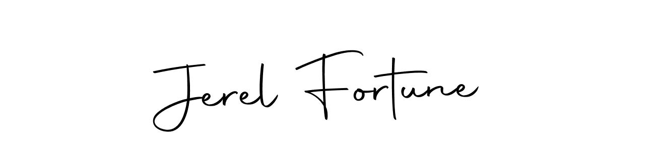 Make a beautiful signature design for name Jerel Fortune. With this signature (Autography-DOLnW) style, you can create a handwritten signature for free. Jerel Fortune signature style 10 images and pictures png