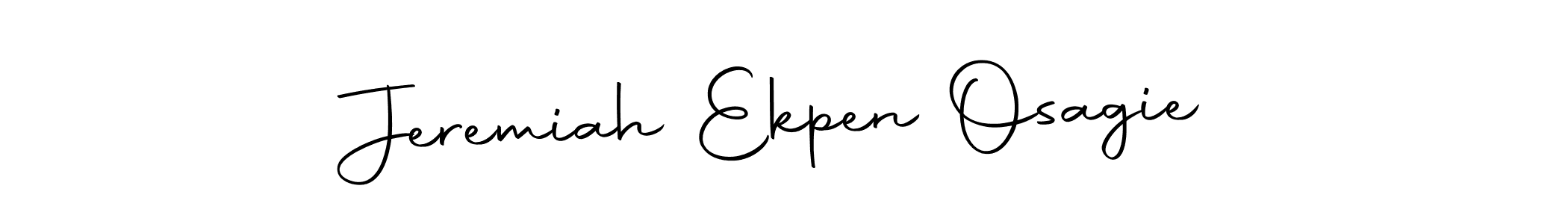 Make a beautiful signature design for name Jeremiah Ekpen Osagie. With this signature (Autography-DOLnW) style, you can create a handwritten signature for free. Jeremiah Ekpen Osagie signature style 10 images and pictures png