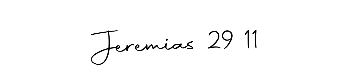 Make a beautiful signature design for name Jeremias 29 11. With this signature (Autography-DOLnW) style, you can create a handwritten signature for free. Jeremias 29 11 signature style 10 images and pictures png