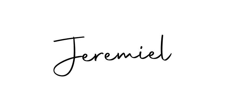 How to make Jeremiel signature? Autography-DOLnW is a professional autograph style. Create handwritten signature for Jeremiel name. Jeremiel signature style 10 images and pictures png