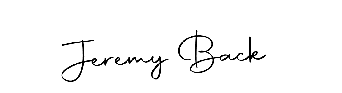 Design your own signature with our free online signature maker. With this signature software, you can create a handwritten (Autography-DOLnW) signature for name Jeremy Back. Jeremy Back signature style 10 images and pictures png