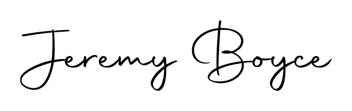 It looks like you need a new signature style for name Jeremy Boyce. Design unique handwritten (Autography-DOLnW) signature with our free signature maker in just a few clicks. Jeremy Boyce signature style 10 images and pictures png