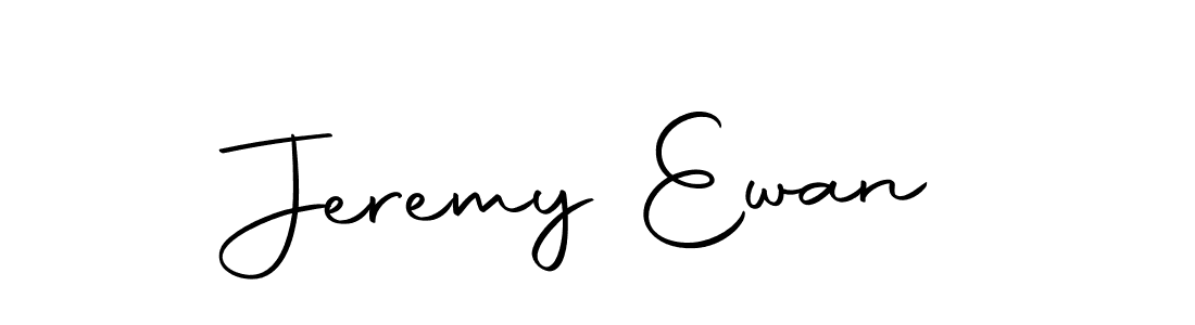 How to make Jeremy Ewan name signature. Use Autography-DOLnW style for creating short signs online. This is the latest handwritten sign. Jeremy Ewan signature style 10 images and pictures png