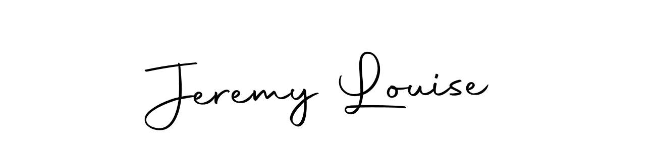 Make a beautiful signature design for name Jeremy Louise. With this signature (Autography-DOLnW) style, you can create a handwritten signature for free. Jeremy Louise signature style 10 images and pictures png