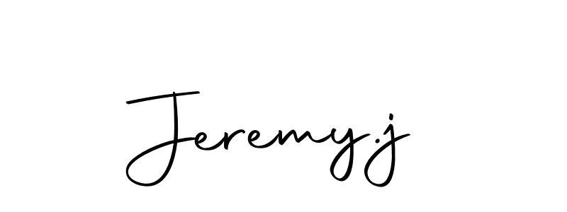 The best way (Autography-DOLnW) to make a short signature is to pick only two or three words in your name. The name Jeremy.j include a total of six letters. For converting this name. Jeremy.j signature style 10 images and pictures png