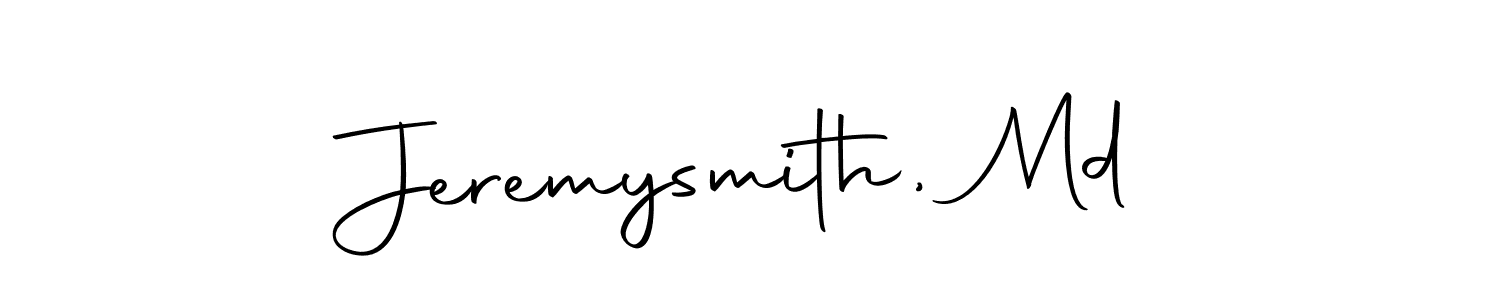 Create a beautiful signature design for name Jeremysmith, Md. With this signature (Autography-DOLnW) fonts, you can make a handwritten signature for free. Jeremysmith, Md signature style 10 images and pictures png