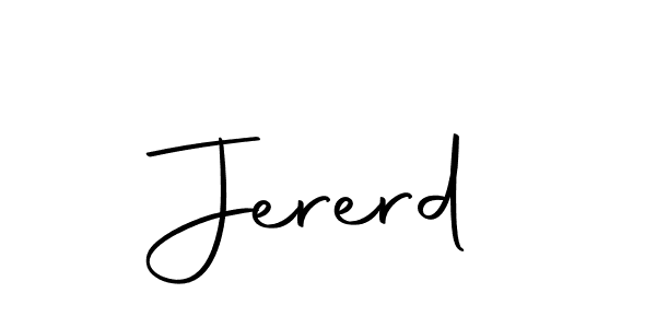 The best way (Autography-DOLnW) to make a short signature is to pick only two or three words in your name. The name Jererd include a total of six letters. For converting this name. Jererd signature style 10 images and pictures png