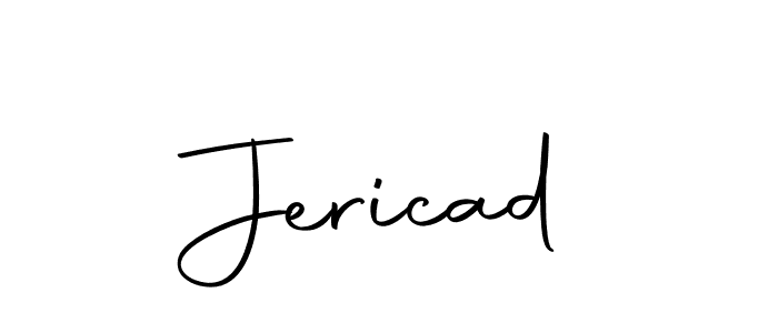 Design your own signature with our free online signature maker. With this signature software, you can create a handwritten (Autography-DOLnW) signature for name Jericad. Jericad signature style 10 images and pictures png