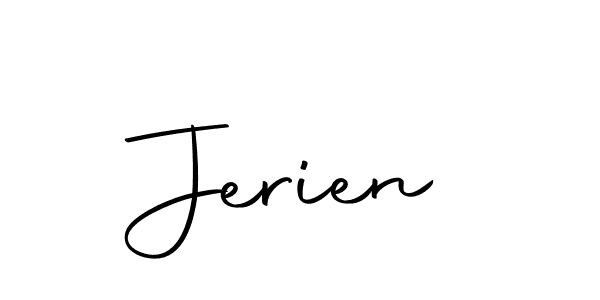 Similarly Autography-DOLnW is the best handwritten signature design. Signature creator online .You can use it as an online autograph creator for name Jerien. Jerien signature style 10 images and pictures png