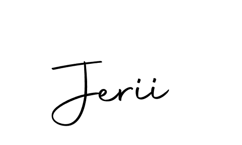 Make a beautiful signature design for name Jerii. Use this online signature maker to create a handwritten signature for free. Jerii signature style 10 images and pictures png