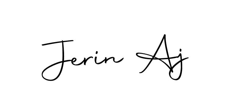 Design your own signature with our free online signature maker. With this signature software, you can create a handwritten (Autography-DOLnW) signature for name Jerin Aj. Jerin Aj signature style 10 images and pictures png