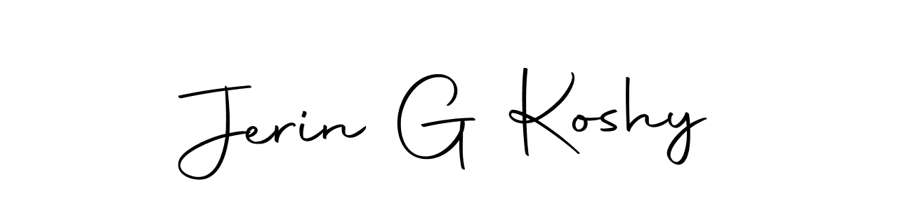 You should practise on your own different ways (Autography-DOLnW) to write your name (Jerin G Koshy) in signature. don't let someone else do it for you. Jerin G Koshy signature style 10 images and pictures png