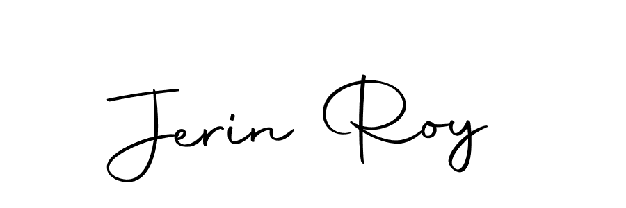 Make a beautiful signature design for name Jerin Roy. With this signature (Autography-DOLnW) style, you can create a handwritten signature for free. Jerin Roy signature style 10 images and pictures png