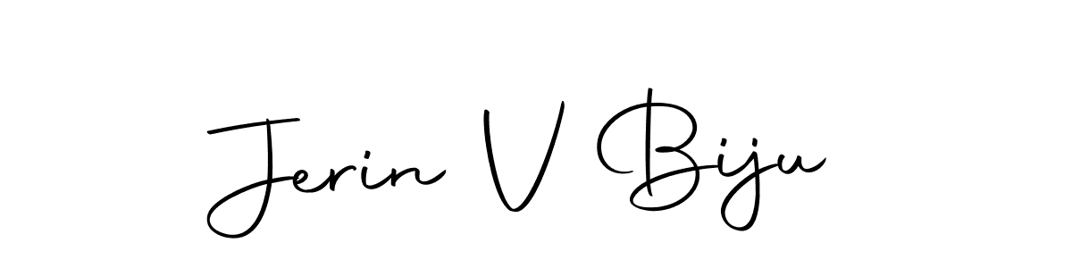 This is the best signature style for the Jerin V Biju name. Also you like these signature font (Autography-DOLnW). Mix name signature. Jerin V Biju signature style 10 images and pictures png
