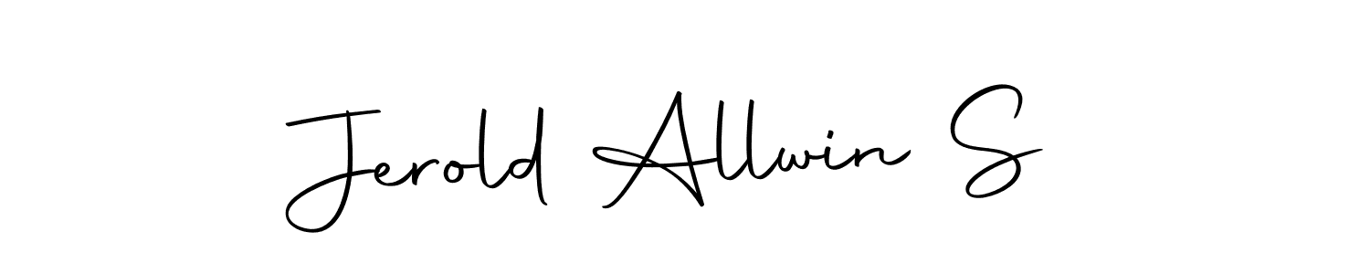 You should practise on your own different ways (Autography-DOLnW) to write your name (Jerold Allwin S) in signature. don't let someone else do it for you. Jerold Allwin S signature style 10 images and pictures png