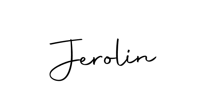 Also we have Jerolin name is the best signature style. Create professional handwritten signature collection using Autography-DOLnW autograph style. Jerolin signature style 10 images and pictures png