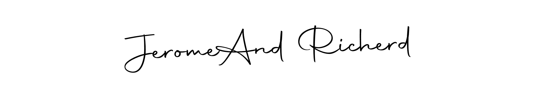 Also You can easily find your signature by using the search form. We will create Jerome  And Richerd name handwritten signature images for you free of cost using Autography-DOLnW sign style. Jerome  And Richerd signature style 10 images and pictures png