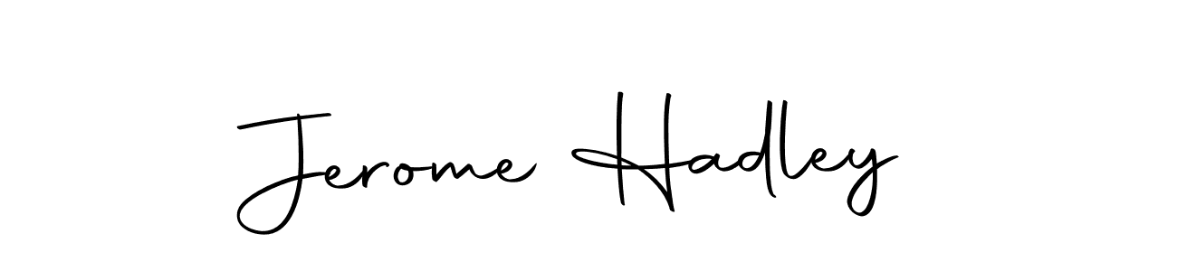 It looks lik you need a new signature style for name Jerome Hadley. Design unique handwritten (Autography-DOLnW) signature with our free signature maker in just a few clicks. Jerome Hadley signature style 10 images and pictures png