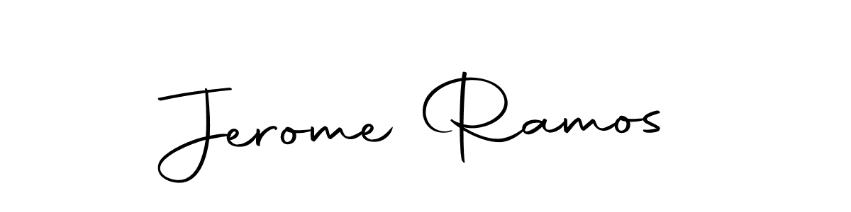 Create a beautiful signature design for name Jerome Ramos. With this signature (Autography-DOLnW) fonts, you can make a handwritten signature for free. Jerome Ramos signature style 10 images and pictures png