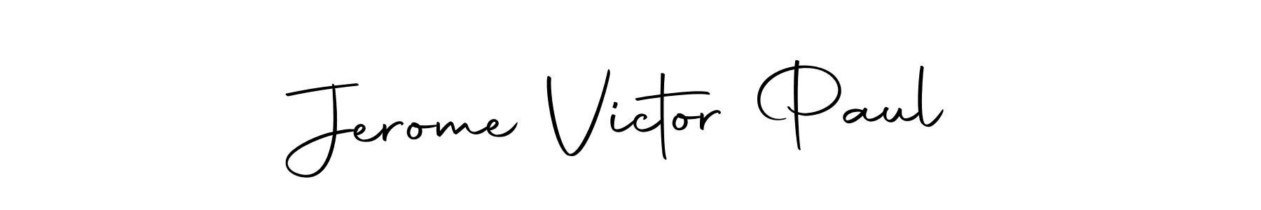 Design your own signature with our free online signature maker. With this signature software, you can create a handwritten (Autography-DOLnW) signature for name Jerome Victor Paul. Jerome Victor Paul signature style 10 images and pictures png