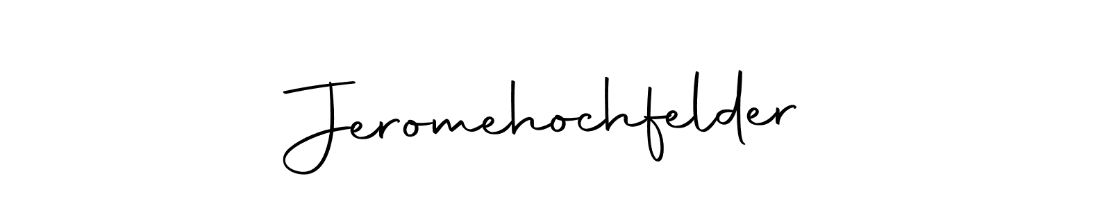 Make a beautiful signature design for name Jeromehochfelder. With this signature (Autography-DOLnW) style, you can create a handwritten signature for free. Jeromehochfelder signature style 10 images and pictures png