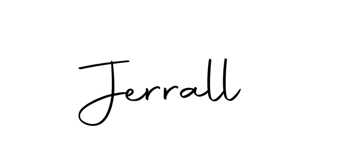 The best way (Autography-DOLnW) to make a short signature is to pick only two or three words in your name. The name Jerrall include a total of six letters. For converting this name. Jerrall signature style 10 images and pictures png