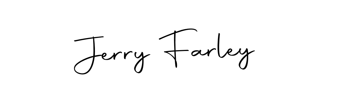 Make a beautiful signature design for name Jerry Farley. With this signature (Autography-DOLnW) style, you can create a handwritten signature for free. Jerry Farley signature style 10 images and pictures png