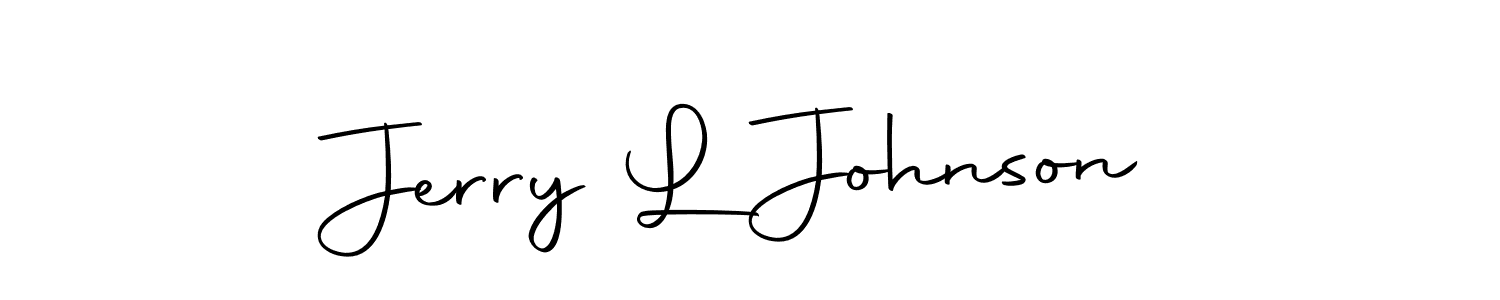 Design your own signature with our free online signature maker. With this signature software, you can create a handwritten (Autography-DOLnW) signature for name Jerry L Johnson. Jerry L Johnson signature style 10 images and pictures png