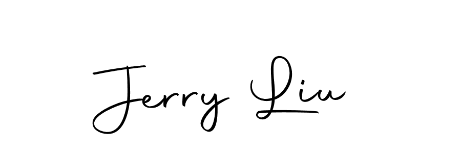 Make a beautiful signature design for name Jerry Liu. With this signature (Autography-DOLnW) style, you can create a handwritten signature for free. Jerry Liu signature style 10 images and pictures png