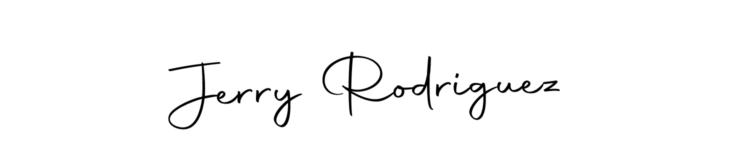 How to make Jerry Rodriguez name signature. Use Autography-DOLnW style for creating short signs online. This is the latest handwritten sign. Jerry Rodriguez signature style 10 images and pictures png