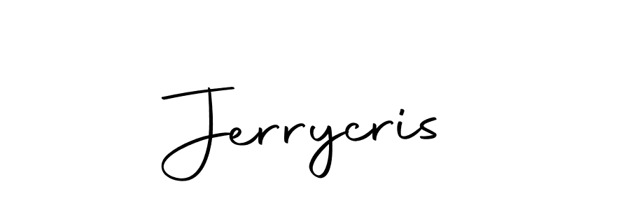 How to make Jerrycris name signature. Use Autography-DOLnW style for creating short signs online. This is the latest handwritten sign. Jerrycris signature style 10 images and pictures png