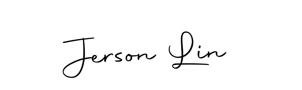 Here are the top 10 professional signature styles for the name Jerson Lin. These are the best autograph styles you can use for your name. Jerson Lin signature style 10 images and pictures png