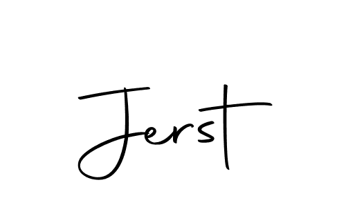 How to make Jerst name signature. Use Autography-DOLnW style for creating short signs online. This is the latest handwritten sign. Jerst signature style 10 images and pictures png