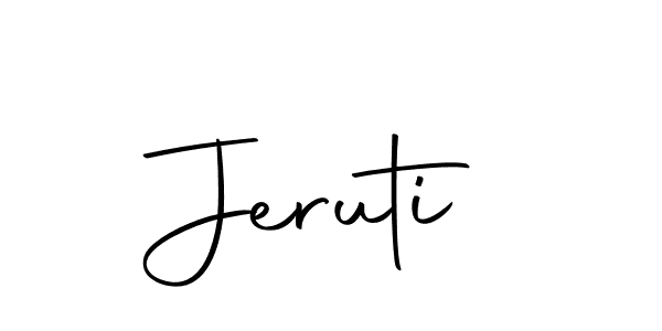 Similarly Autography-DOLnW is the best handwritten signature design. Signature creator online .You can use it as an online autograph creator for name Jeruti. Jeruti signature style 10 images and pictures png